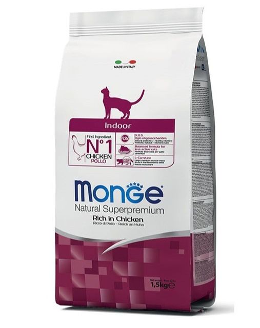 מונג חתול בוגר אינדור עוף 10 ק”ג