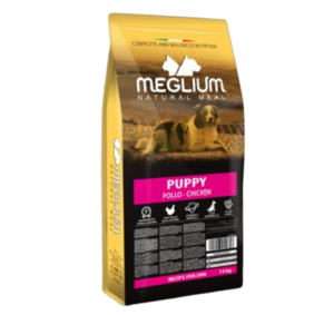 מגליום לגורי כלבים 14 ק"ג – Meglium Natural Meal Puppy