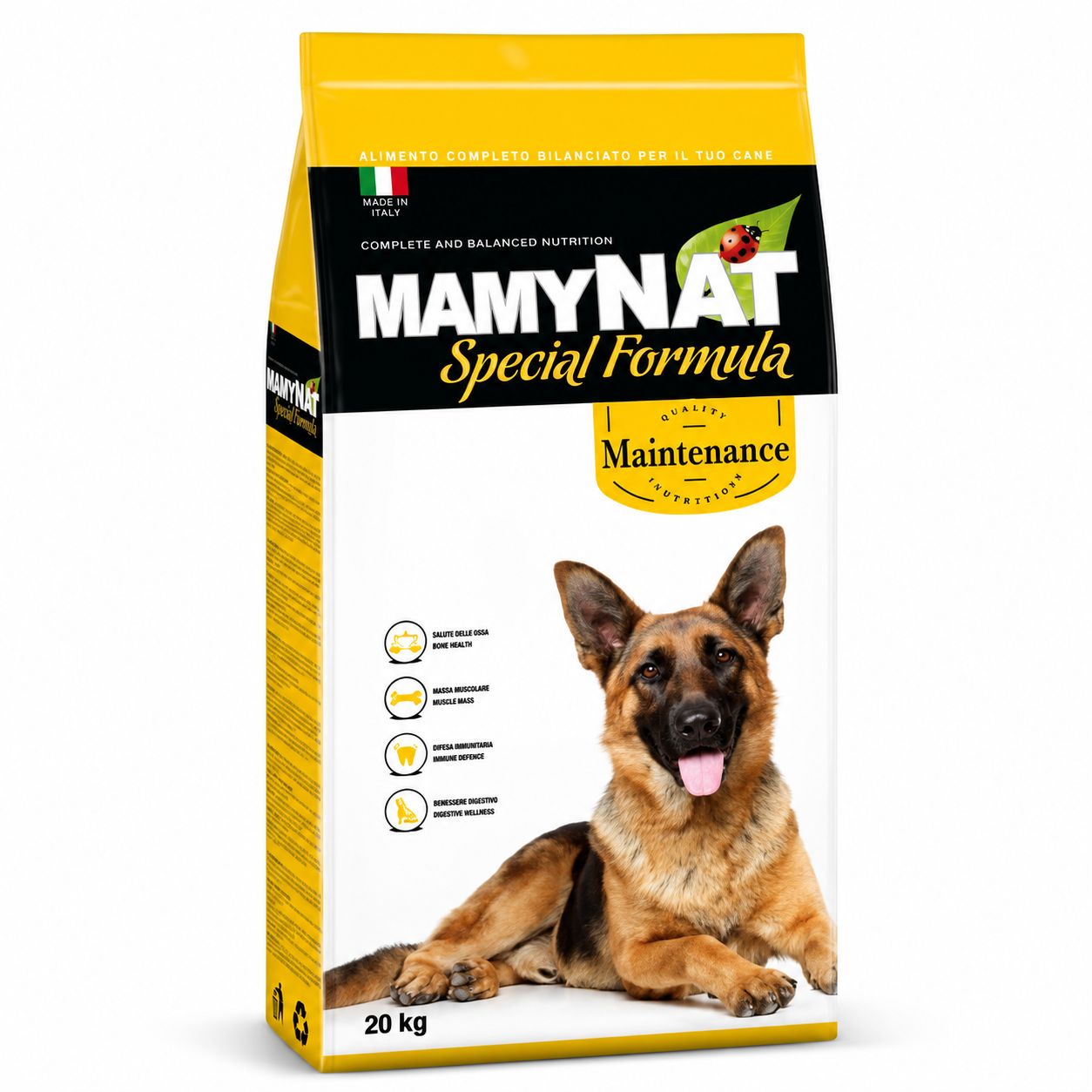 מאמינט עוף ואורז לכלבים בוגרים 20 ק״ג – MAMYNAT Chicken & Rice