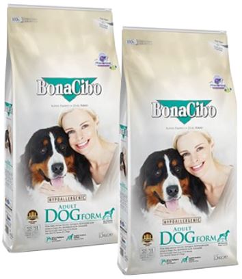 דיל 2 יח’ בונאסיבו סניור עוף ואנשובי לייט 15 ק”ג (לשק) לכלב רק ב₪459