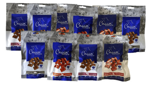 מבצע !! 10 יח' חטיפי כנען לכלב 60 גרם בקופסה במגוון טעמים!