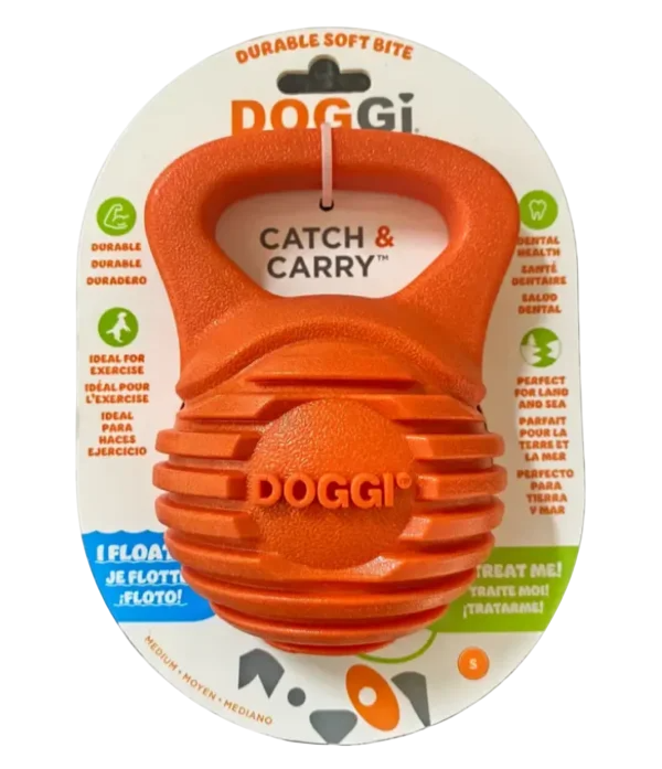 דוגי משקולת גומי לכלבים – DOGGi Catch & Carry | מידות S–L