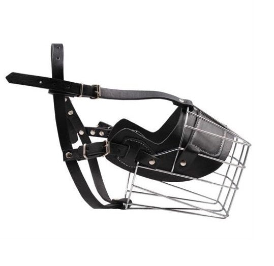 מחסום פה לכלב ברזל מידה S