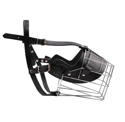 מחסום פה לכלב ברזל מידה S