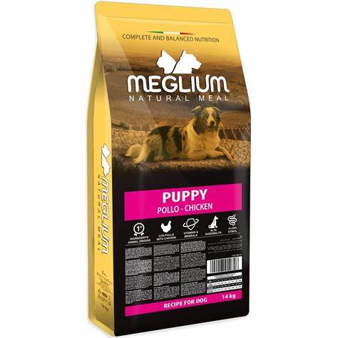 מגליום לגורי כלבים 14 ק"ג – Meglium Natural Meal Puppy